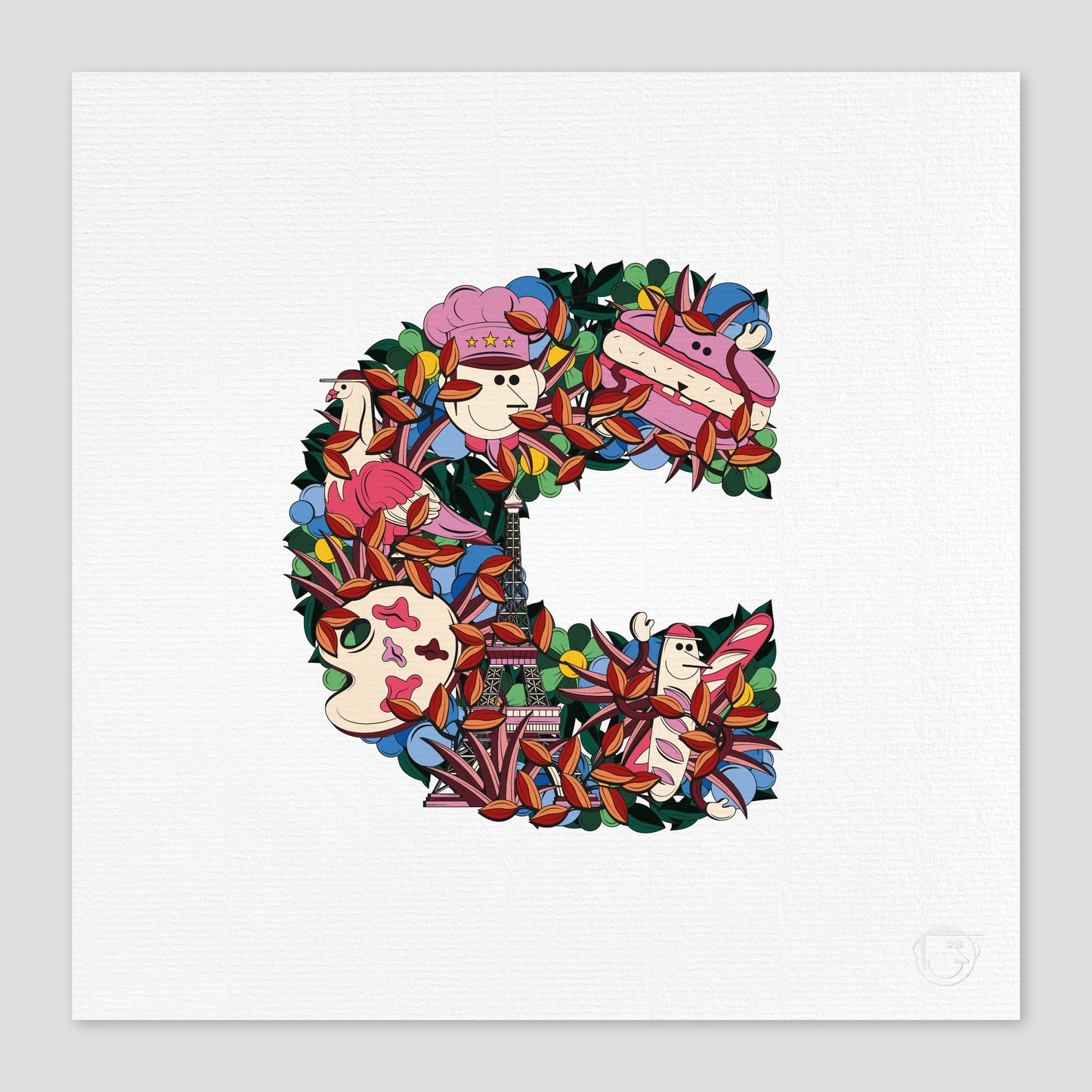 Lettre C - Paris