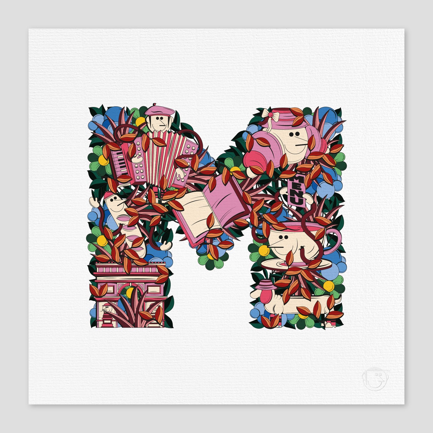 Lettre M - Paris