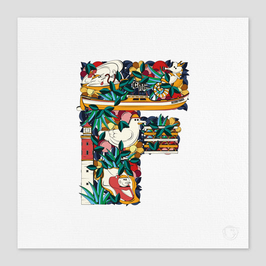 Lettre F - Cap Ferret