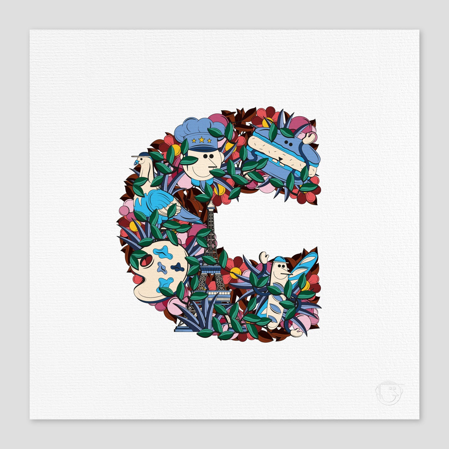 Lettre C - Paris