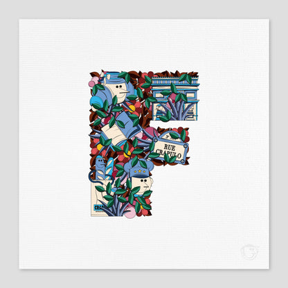 Lettre F - Paris