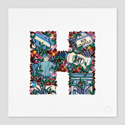 Lettre H - Paris