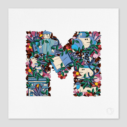 Lettre M - Paris