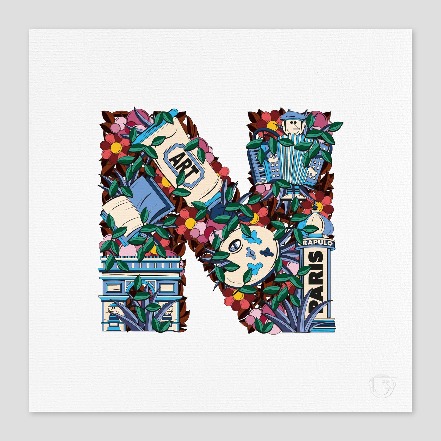 Lettre N - Paris