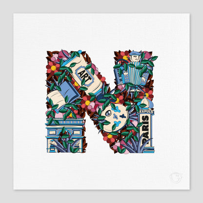 Lettre N - Paris