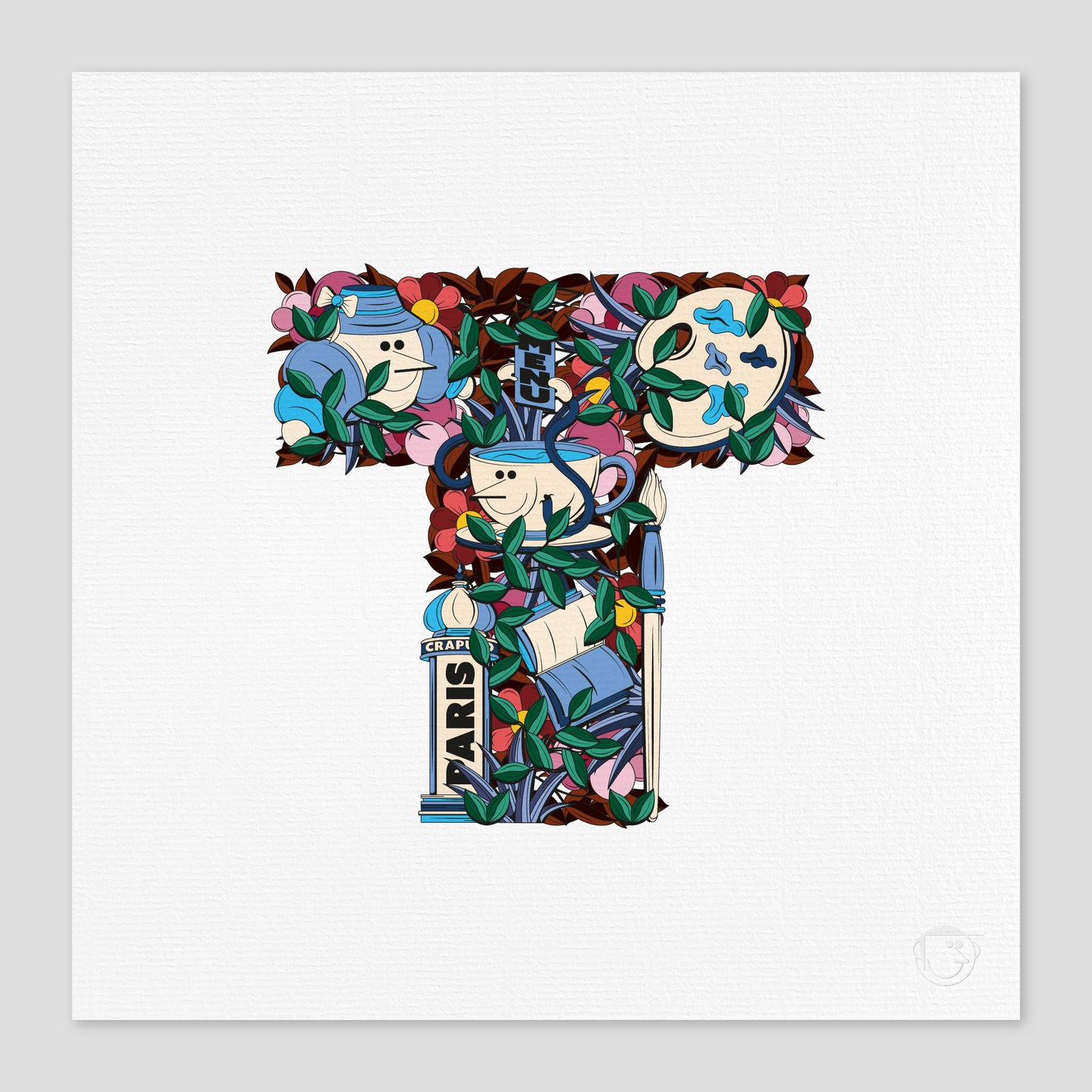 Lettre T - Paris