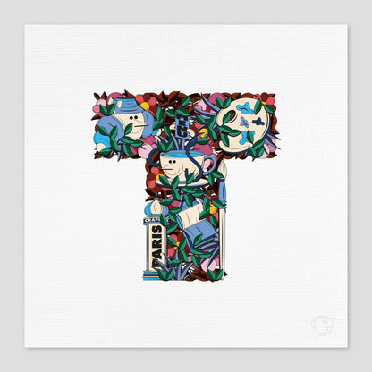 Lettre T - Paris
