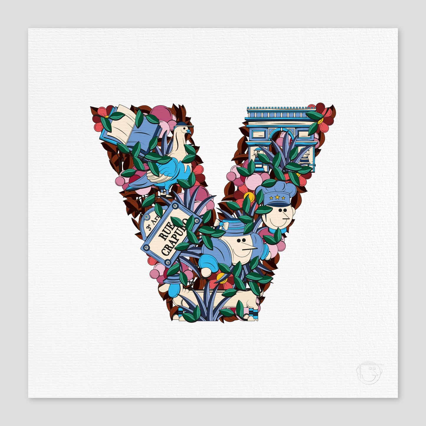 Lettre V - Paris