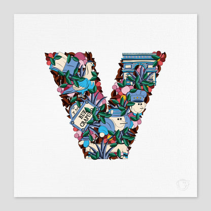 Lettre V - Paris
