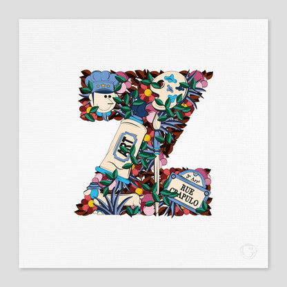 Lettre Z - Paris