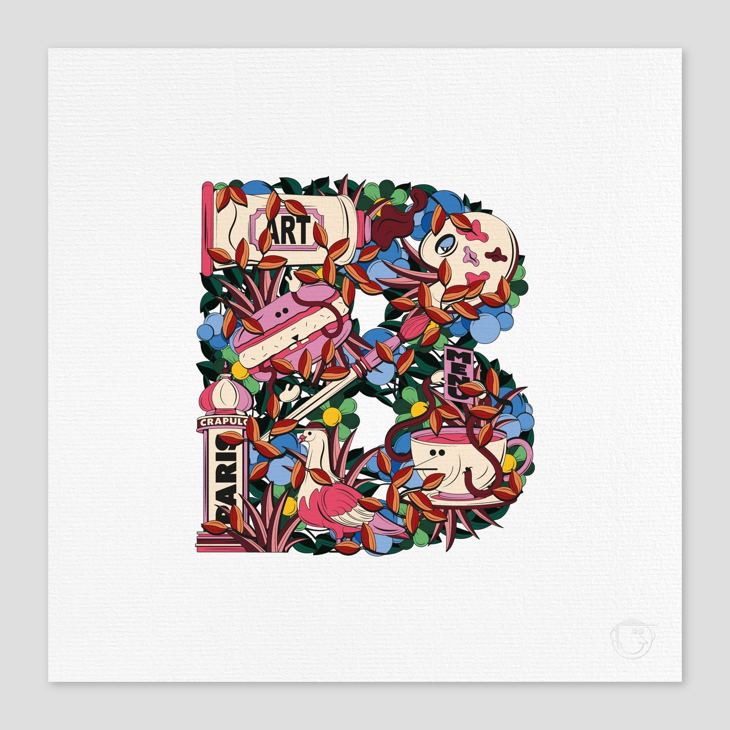 Lettre B - Paris
