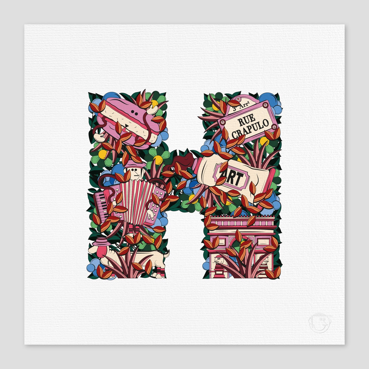 Lettre H - Paris