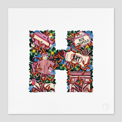 Lettre H - Paris