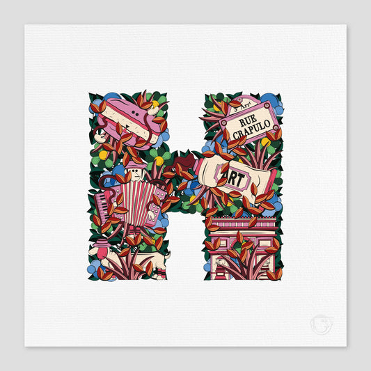 Lettre H - Paris