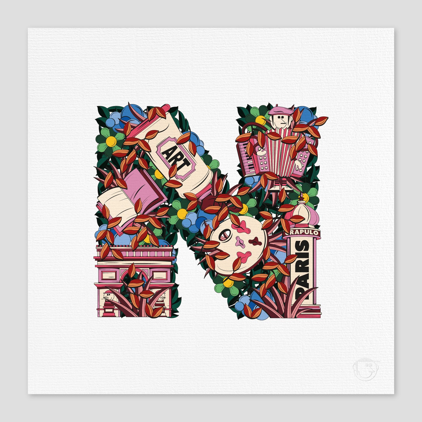 Lettre N - Paris