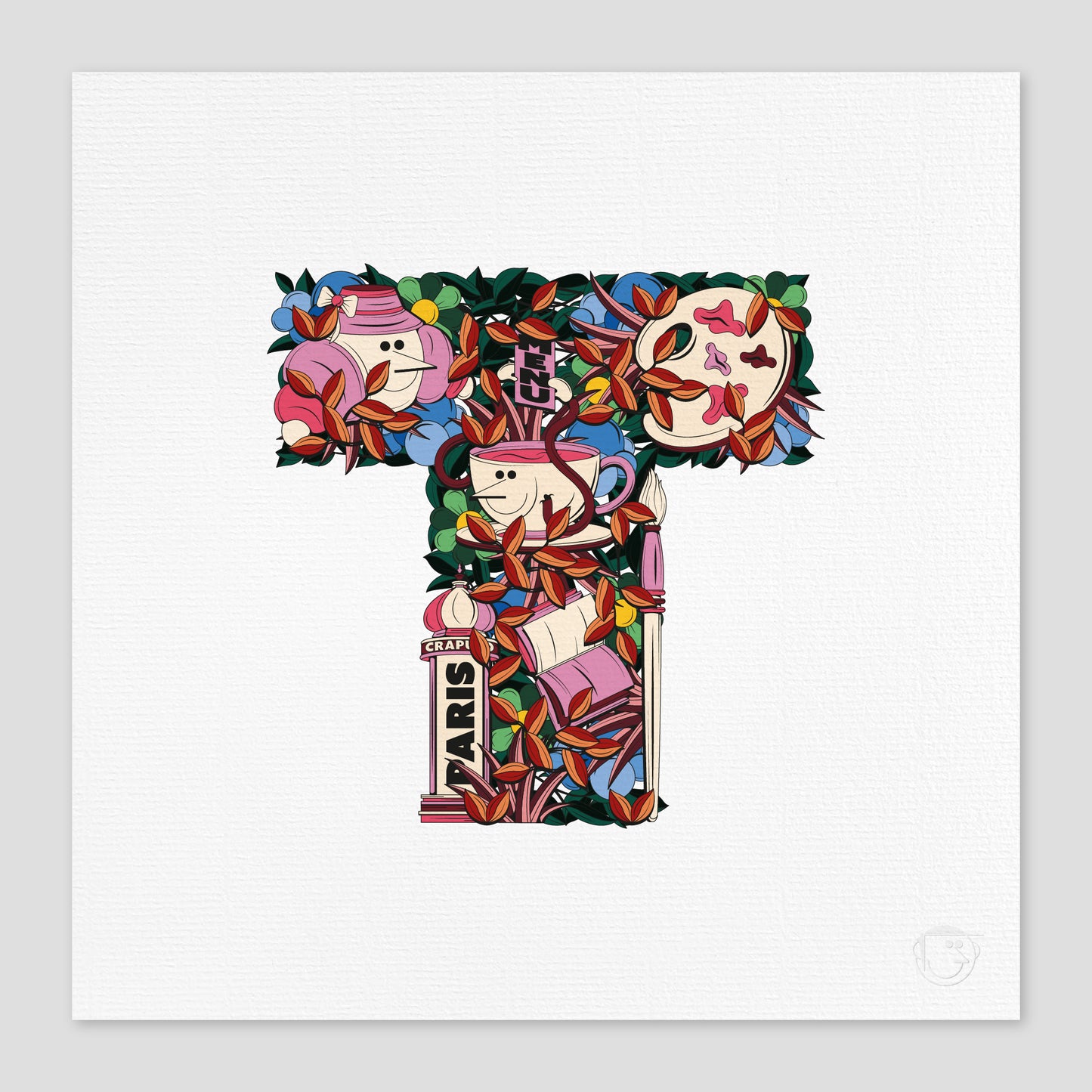 Lettre T - Paris