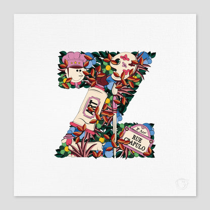Lettre Z - Paris