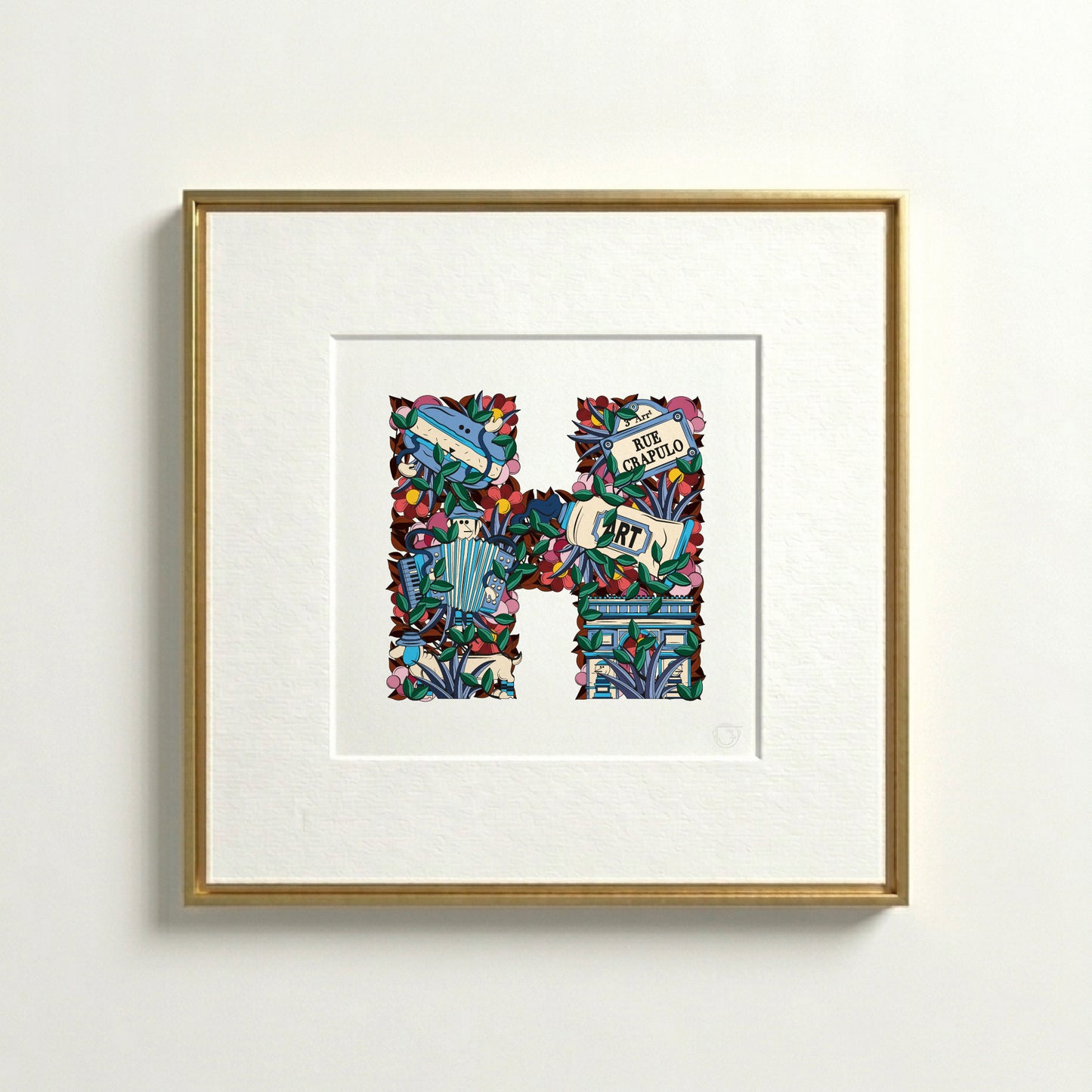 Lettre H - Paris