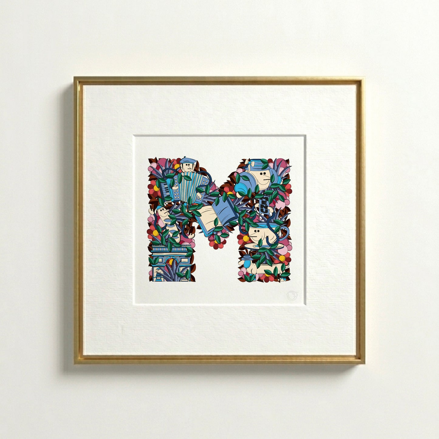 Lettre M - Paris