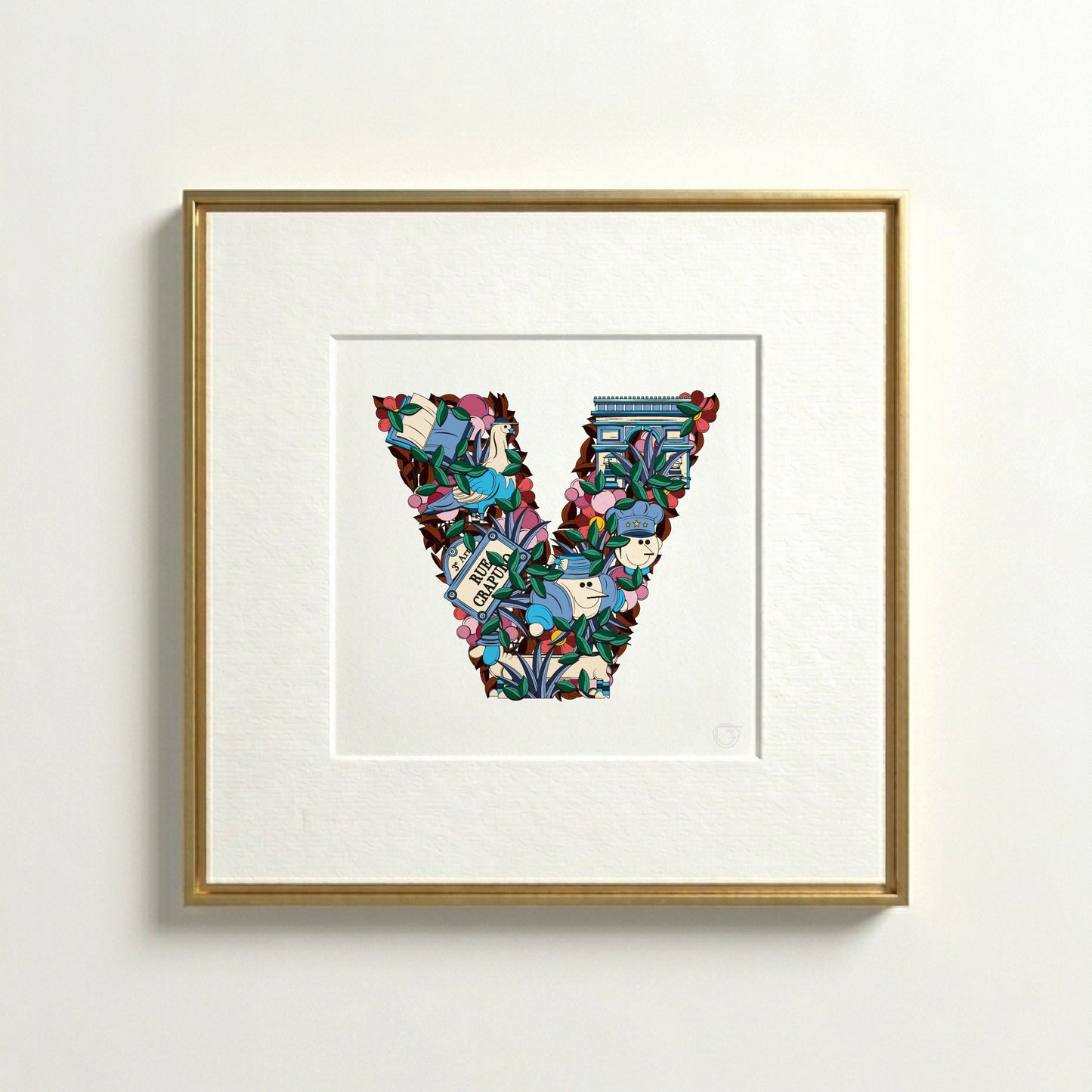 Lettre V - Paris