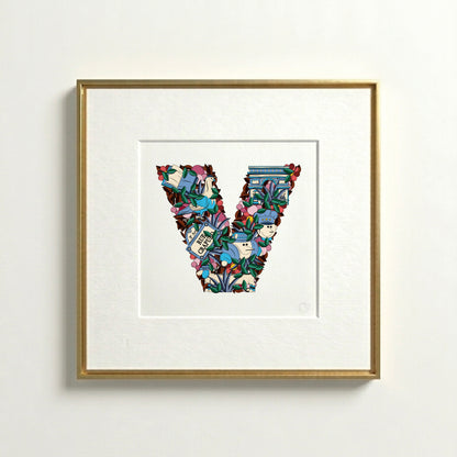 Lettre V - Paris