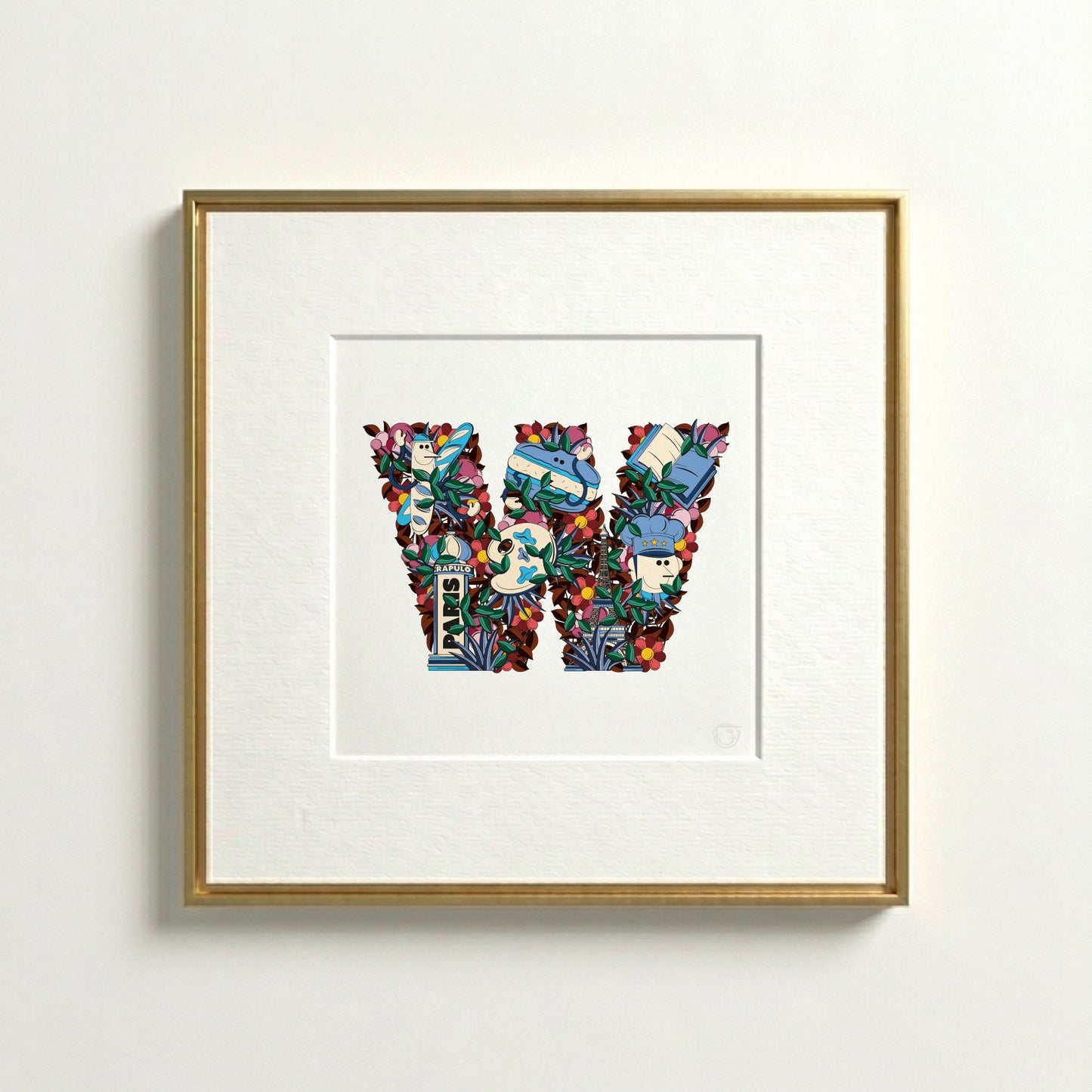 Lettre W - Paris