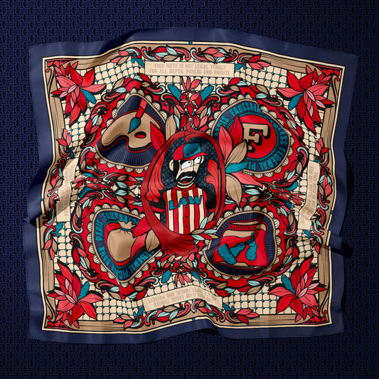 Silk scarf (limited edition) + Print (signed & numbered limited edition)
