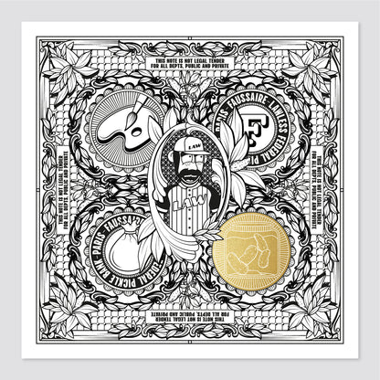 Silk scarf (limited edition) + Print (signed & numbered limited edition)